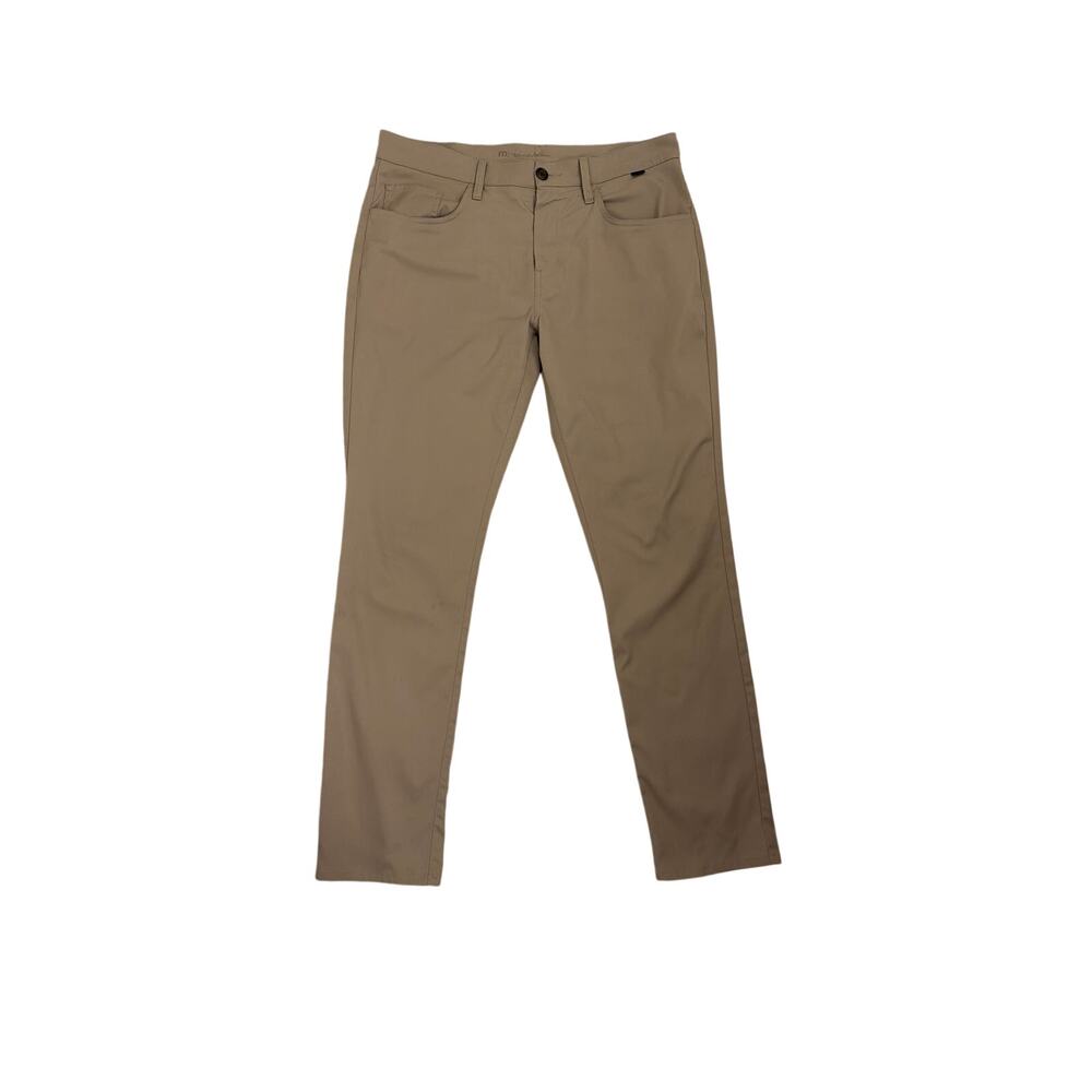 TravisMathew Performance Casual Khaki Pants Dri-Fit Golf Lifestyle Size 34